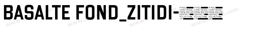Basalte Fond_zitidi字体转换